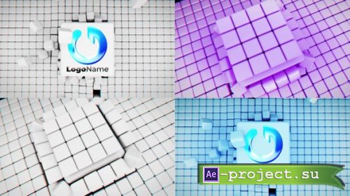 Videohive - Cubes Build Up Intro - 50317575 - Project for After Effects