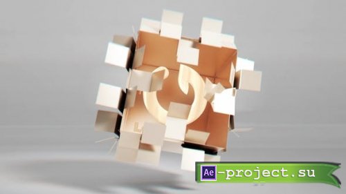 Videohive - Cube Unfolding Logo Reveals - 50076930 - Project for After Effects