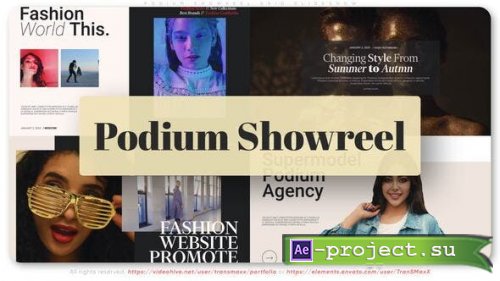 Videohive - Podium Showreel Grid Slideshow - 50455004 - Project for After Effects