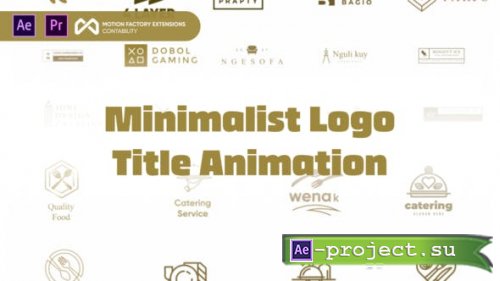 Videohive - Minimalist Logo Title Animation Kit - 35462375 - Project for After Effects