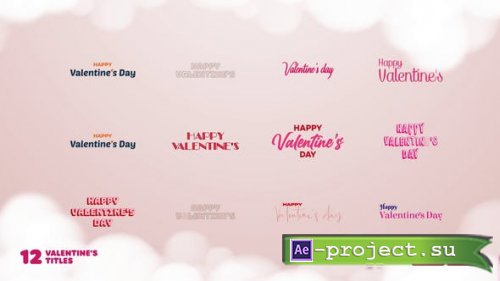 Videohive - Happy Valentine's Day Typography - 50500307 - Project for After Effects