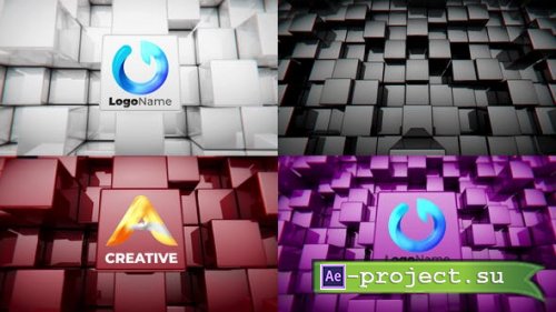 Videohive - World of cubes Logo Reveal Bundle - 50503766 - Project for After Effects