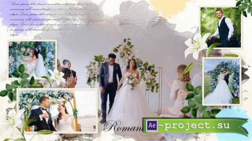 Videohive - Ink Wedding Slideshow - 50512353 - Project for After Effects