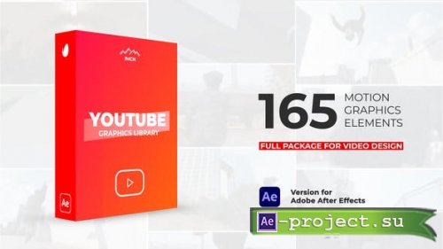 Videohive - Youtube Motion Library - 23347717 - Project for After Effects