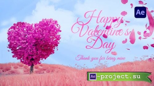 Videohive - Valentine's Tree Wishes Reveal - 50511360 - Project for After Effects