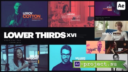 Videohive - Lower Thirds XVI - 50522640 - Project for After Effects