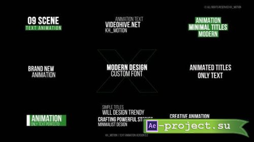 Videohive - Text Animation 0.2 | AE - 50528222 - Project for After Effects