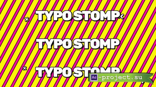 Videohive - Typography Stomp - 50524493 - Project for After Effects