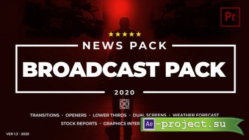 Videohive - Big News Library - Broadcast Pack v.3  - 22059175 - Premiere Pro Templates