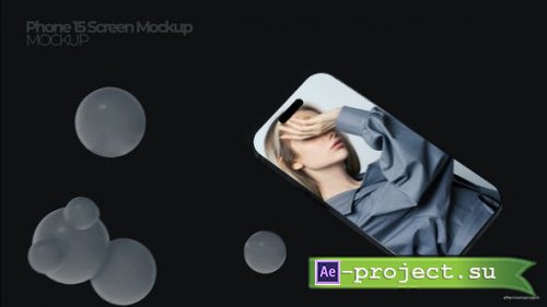 Videohive - Phone 15 Screen Mockup - 50522320 - Project for After Effects