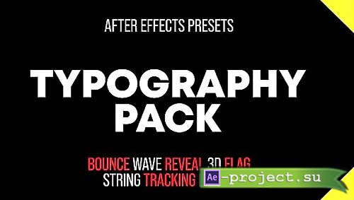 Typography Pack 1646761 - After Effects Presets