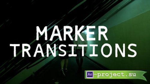 Videohive - Marker Transitions - 50524058 - Project for After Effects