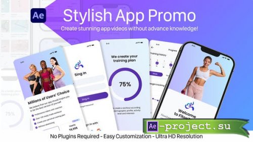 Videohive - Stylish App Promo - 39544493 - Project for After Effects