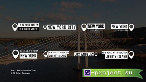 Videohive - Location Titles | AE - 50553992 - Project for After Effects