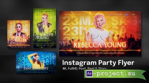 Videohive - Instagram Party Flyer - 50552155 - Project for After Effects