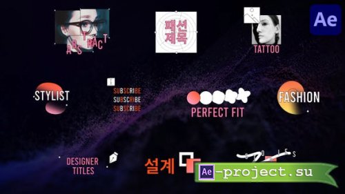 Videohive - Abstract Designer Titles for After Effects - 50585288 - Project for After Effects