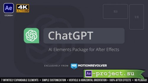 Videohive - Chat GPT AI Elements - 50623144 - Project for After Effects