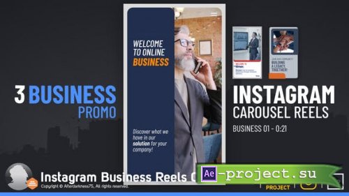 Videohive - Instagram Business Reels Carousel - 50440101 - Project for After Effects