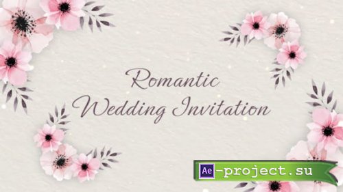 Videohive - Romantic Wedding Invitation - 50620825 - Project for After Effects