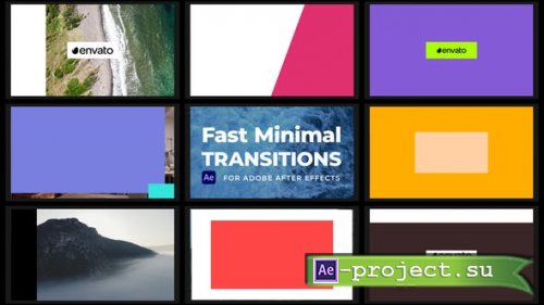 Videohive - Fast Minimal Transitions - 50591427 - Project for After Effects