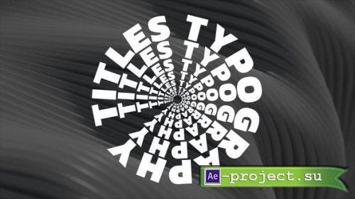 Videohive - Typography Titles Text | AE - 50631976 - Project for After Effects