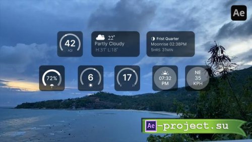 Videohive - Phone Widgets & UI Elements - 50598965 - Project for After Effects