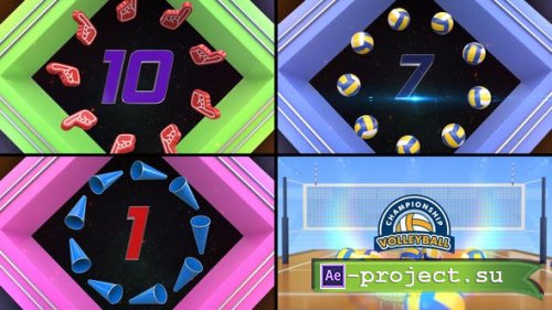 Videohive - Volleyball Countdown 6  - 50521741 - Project for After Effects