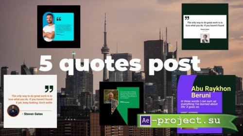 Videohive - Quotes Post Pack - 50627889 - Project for After Effects