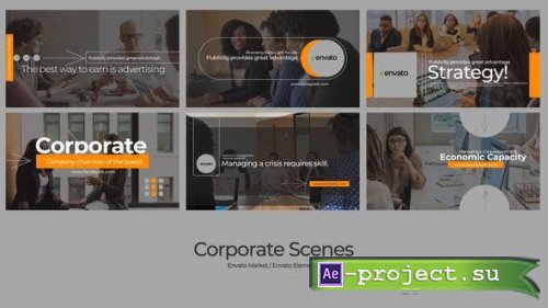 Videohive - Corporate Typographic Scenes - 50661899 - Project for After Effects