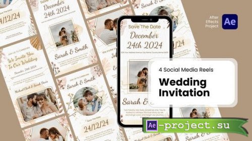 Videohive - Social Media Reels - Wedding Invitation After Effect Templates - 50651187 - Project for After Effects