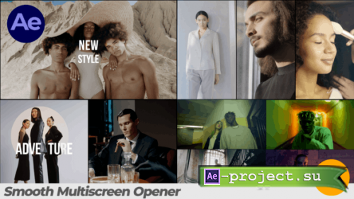 Videohive - Smooth Multiscreen Opener - 50669593 - Project for After Effects