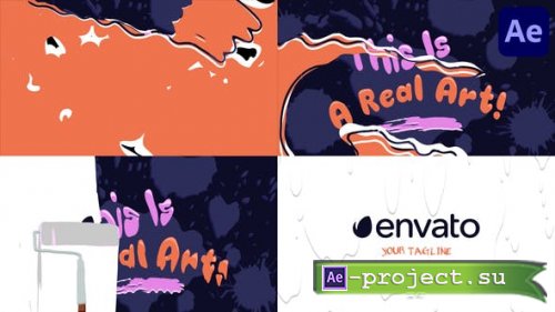 Videohive - Painting Logo for After Effects - 50668054 - Project for After Effects