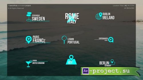 Videohive - Location Titles | After Effects - 50681363 - Project for After Effects