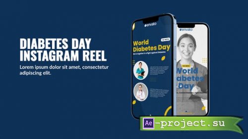 Videohive - Diabetes Day Instagram Stories - 50679379 - Project for After Effects