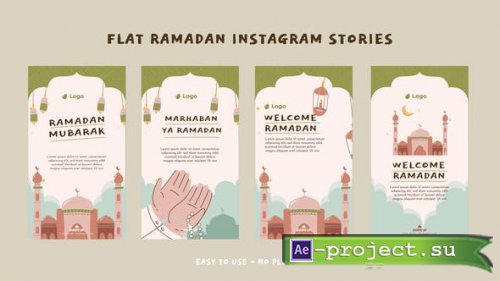 Videohive - Flat Ramadan Instagram Stories V1 - 50655798 - Project for After Effects