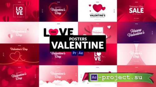 Videohive - Posters Valentine - 50711531 - Project for After Effects