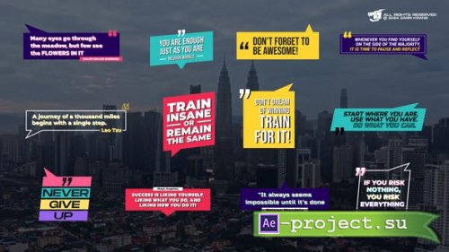 Videohive - Quotes Titles Pack / AE - 50688713 - Project for After Effects