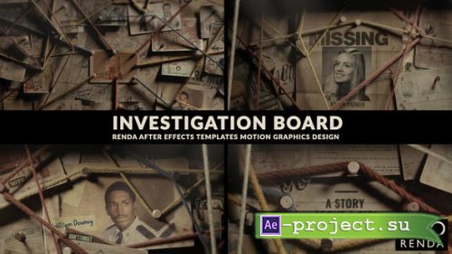 Videohive - Investigation Board  - 43706552 - Project for After Effects