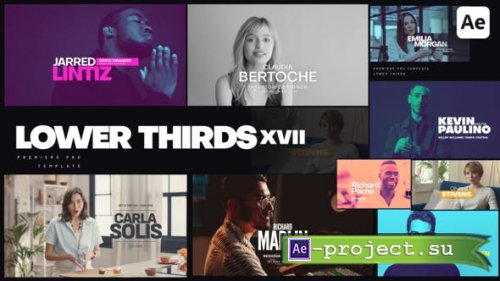 Videohive - Lower Thirds XVII - 50690157 - Project for After Effects