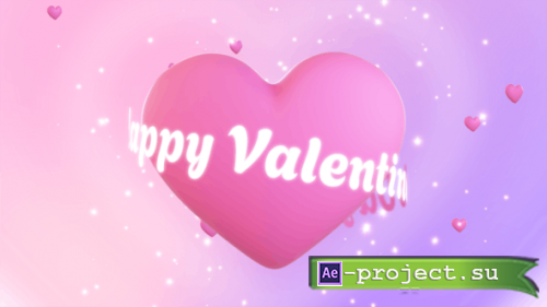 Videohive - Valentine HEart Pop Title Opener - 50689030 - Project for After Effects