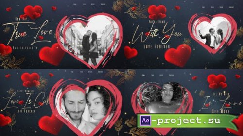 Videohive - Happy Valentines Day Intro - 50659651 - Project for After Effects
