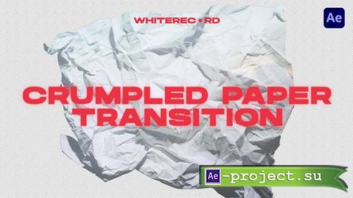 Videohive - Crumpled Paper Transitions | After Effects - 50697567 - Project for After Effects