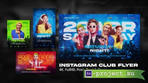 Videohive - Instagram Club Flyer - 50714587 - Project for After Effects