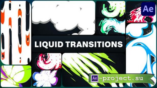 Videohive - Colorful Liquid Transitions for After Effects - 50689440 - Project for After Effects