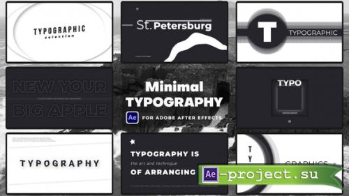Videohive - Minimal Typography - 50716080 - Project for After Effects