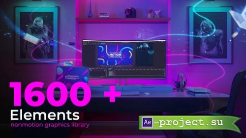 Videohive - Pack | Nonmotion Graphics Library | Extension for Premiere Pro  - 50655074