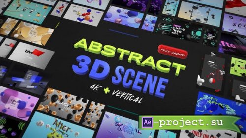 Videohive - Abstract 3D Scene - 50689439 - Project for After Effects