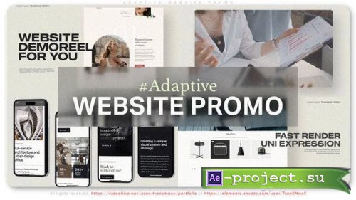 Videohive - Adaptive Website Promo - 50645944 - Project for After Effects
