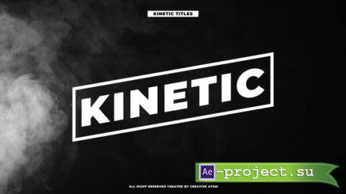 Videohive - Kinetic Modern Titles - 50731321 - Project for After Effects