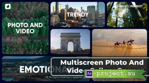 Videohive - Multiscreen Slideshow Original Split Screen Opener - 50770021 - Project for After Effects